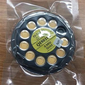Fil -Tech 双面镀金晶振片 6MHz
